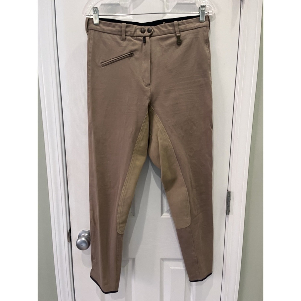 Vequi Comfort Rappenstil Women's Sz‎ L Tan Full Seat Equestrian Breeches